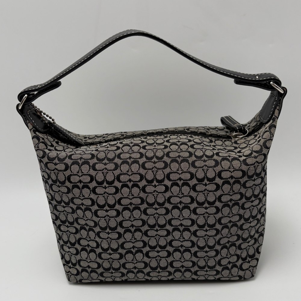 Stylish Black and Gray Patterned Women's Bag